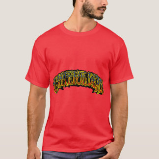 Camiseta fogo morto na montanha garota