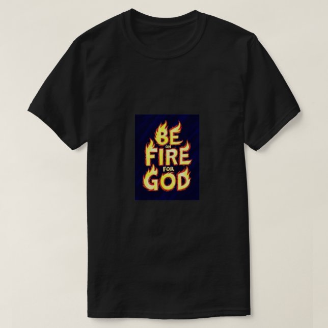 Camiseta Fogo Para Deus (Frente do Design)
