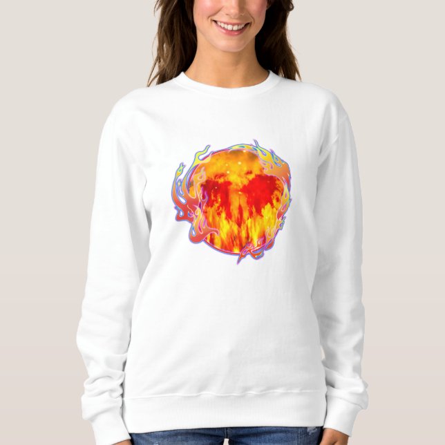 CAMISETA FOGO SEM FIM NO CORAÇÃO (Frente)