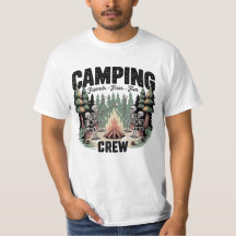 Fogos de Acampamento Divertidos Amigos Equipe de A