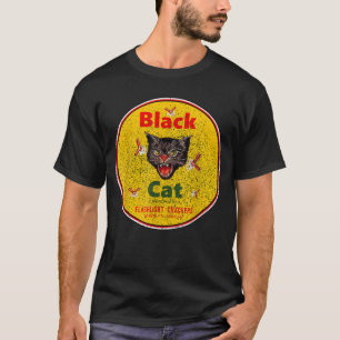 Camiseta Fogos de artifício Black Cat
