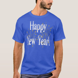 Camiseta Fogos de artifício da véspera do feliz ano novo Al