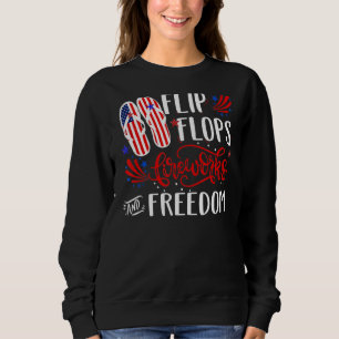 Camiseta Fogos De Artifício De chinelos E Liberdade 4 De Ju