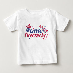 Camiseta Fogos de Artifício Divertidos do Dia 4 de Julho
