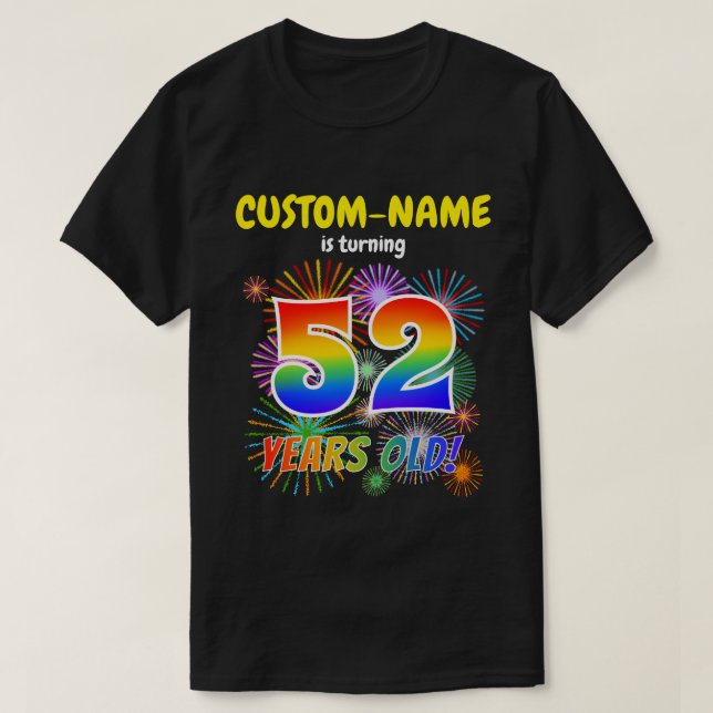 Camiseta Fogos de Artifício Divertidos, Visualização de Arc (Frente do Design)