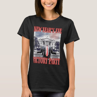 Camiseta Fogos de artifício do partido vitorioso de ano nov