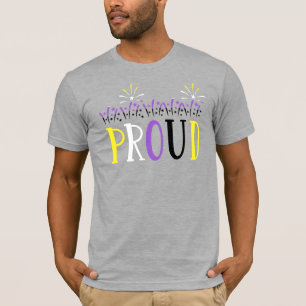 Camiseta Fogos de artifício não binários LGBTQ