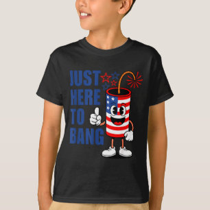Camiseta Fogos de artifício patrióticos só aqui para explod