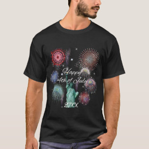 Camiseta Fogos do Dia da Independência