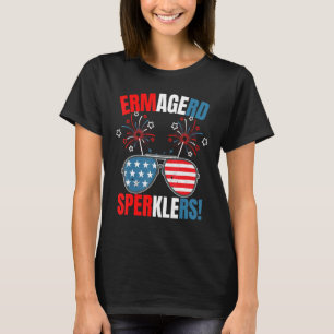 Camiseta Fogueira de 4 de Julho Ermagerd Fogos de Artifício