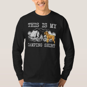Camiseta Fogueira de Acampamento Brussels Griffon Cachorro