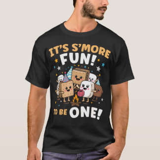 Camiseta Fogueira de Aniversário Marshmallow É Mais Diverti