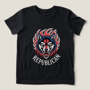 Camiseta Fogueira De Fogueira De Fogueira De Fiery Wolf