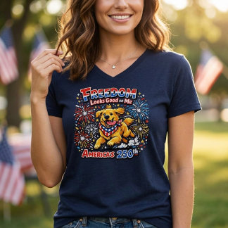 Camiseta Fogueira do Golden Retriever 250º Aniversário 