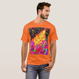 Camiseta Fogueira Holi com tinta e faíscas