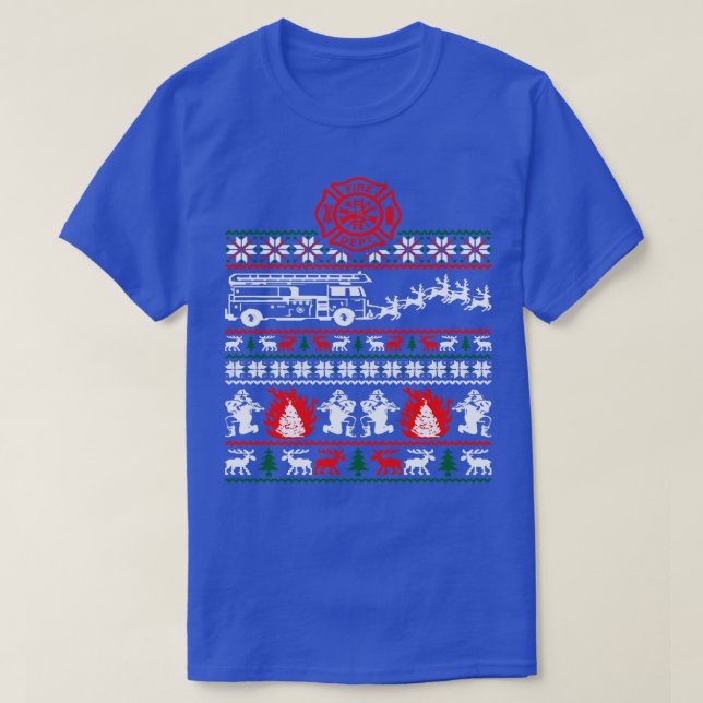 Camiseta Fogueiro de Natal Feio (Frente do Design)