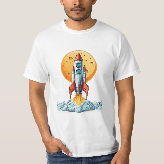 Camiseta foguete (Frente)