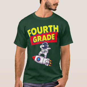 Camiseta Foguete Astronauta De Bater Do 4º Grau Voltado Par
