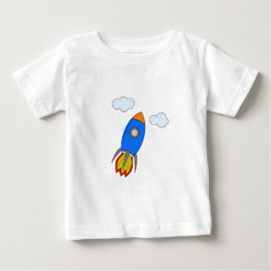 Camiseta Foguete de Cartoon