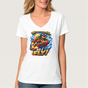 Camiseta Foguete de Preguiça Engraçado, Muito Preguiçoso pa