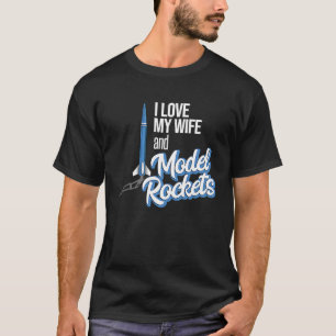Camiseta Foguete Modelo Hobby para um Ventilador de Foguete