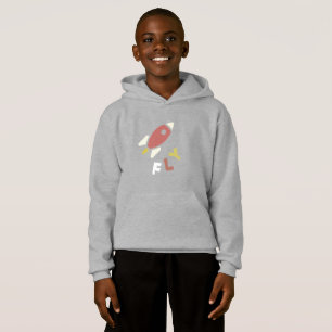 Camiseta Foguete - Pop-Arte Vermelha e Amarela