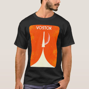 Camiseta Foguete Vostok União Soviética Espaço Vôo Espacial
