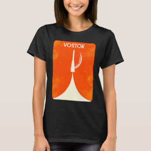 Camiseta Foguete Vostok União Soviética Espaço Voos Espacia