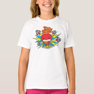 Camiseta Foguetes Incríveis do Chibi Flash