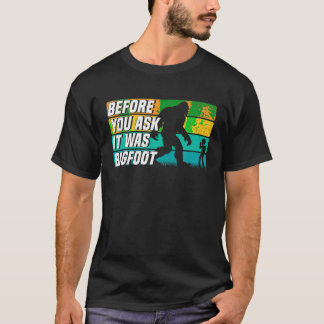 Camiseta Foi Deficiente para PWD Engraçada por Bigfoot.