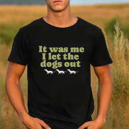 Camiseta Foi Eu Quem Deixou o Cachorro Sair Amante de Cacho