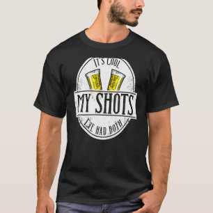 Camiseta Foi Legal Ter Vacinado Os Meus Tiros.