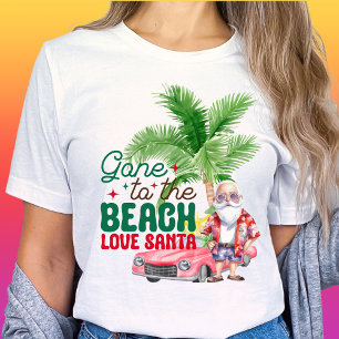 Camiseta Foi Para A Praia Papais noeis De Amor - Natal Trop