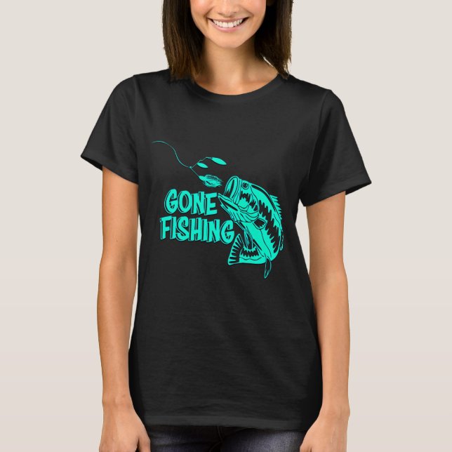 Camiseta Foi Pescar (Frente)