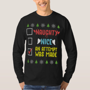 Camiseta Foi Uma Tentativa Engraçada De Natal P