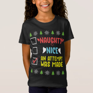 Camiseta Foi Uma Tentativa Engraçada De Natal P