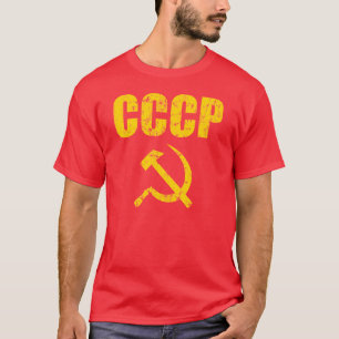 Camiseta Foice do martelo de CCCP