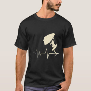 Camiseta Foiler de Pulsação de Pulso de Surf, Folha de As