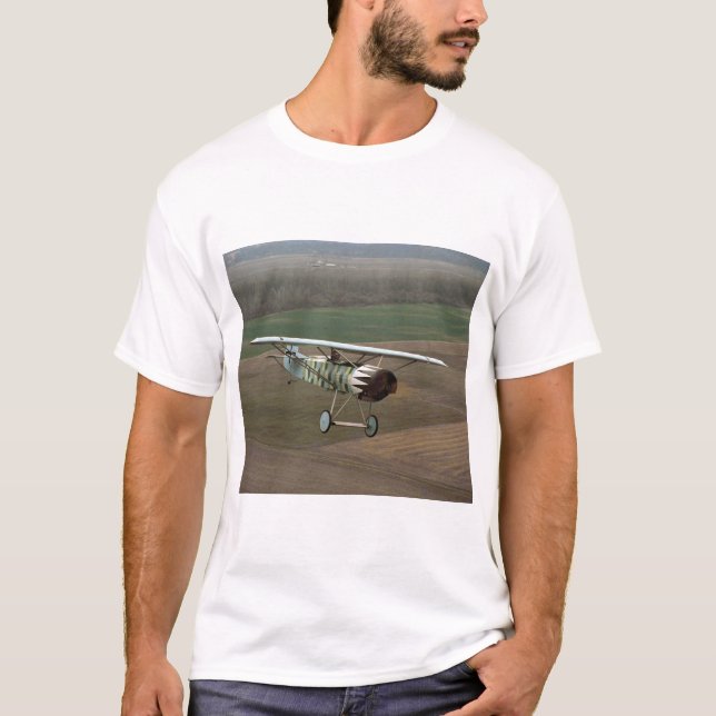 Camiseta Fokker, réplica de D VIII, aviação 1993_Classic (Frente)