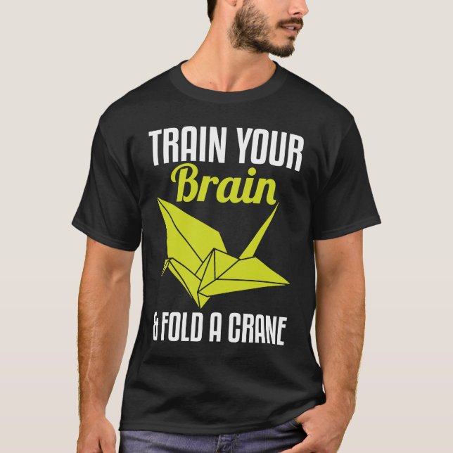 Camiseta Fold A Crane Origami (Frente)