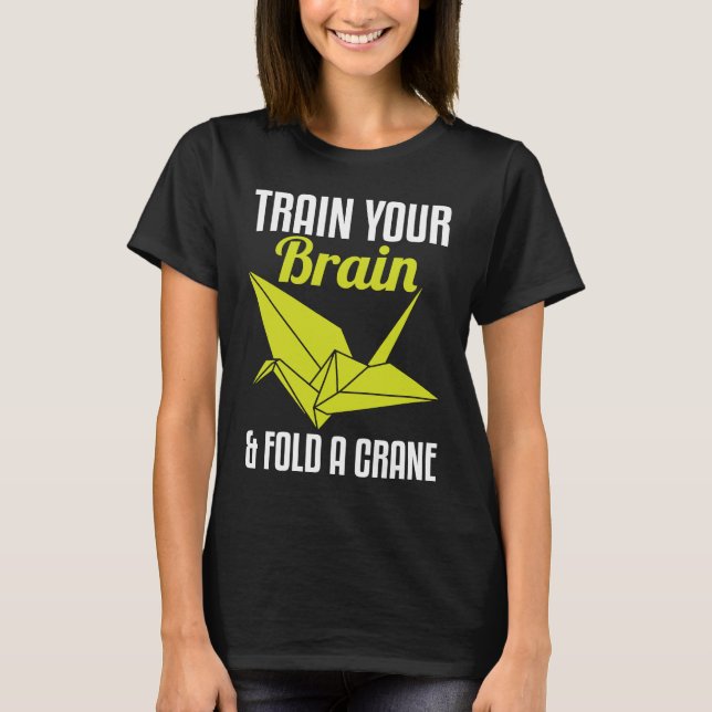 Camiseta Fold A Crane Origami (Frente)