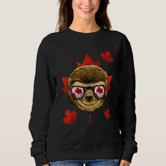Camiseta Folha da Árvore de Bordo da Preguiça Canadense Ban