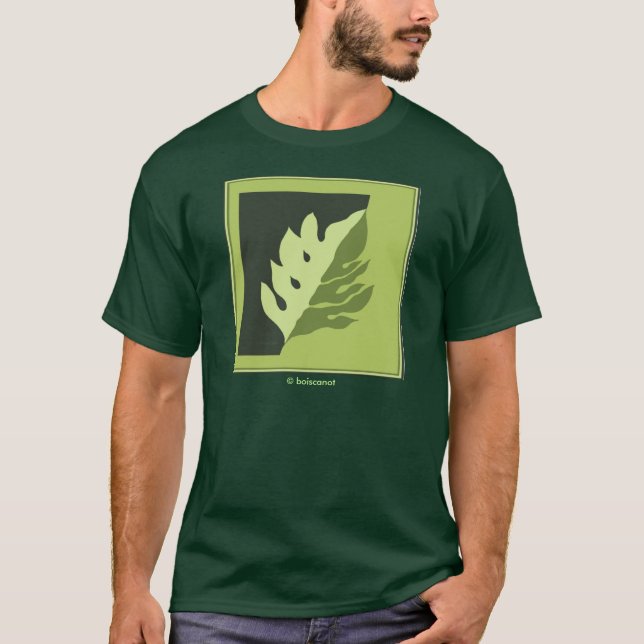 Camiseta Folha das frutas-pão (Frente)