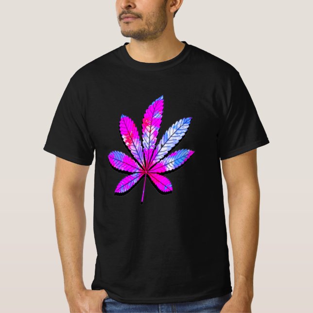 Camiseta Folha de Abstrato (Frente)