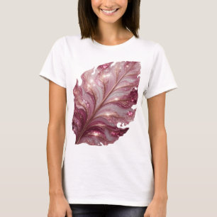 Camiseta Folha de alumínio dourada design ousado e divertid
