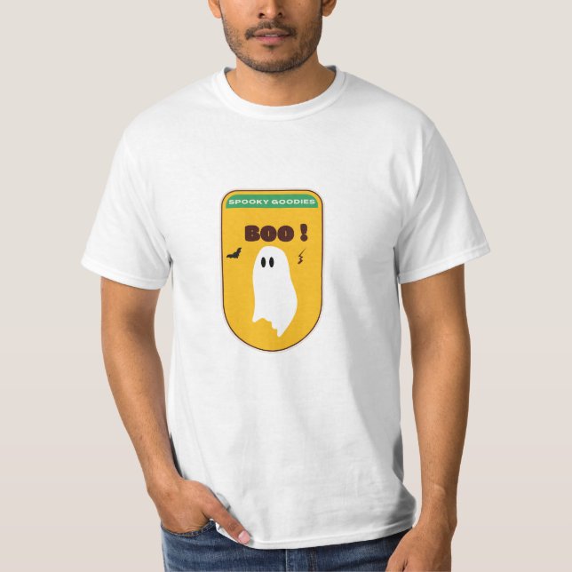 Camiseta Folha de Boo Engraçada (Frente)