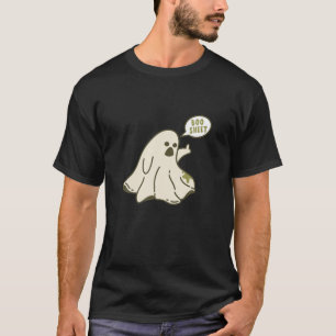 Camiseta Folha de Boo - Fantasma Sagrado Engraçado