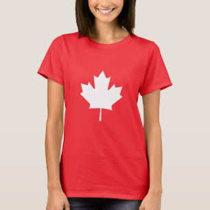 Camiseta Folha de bordo de Canadá