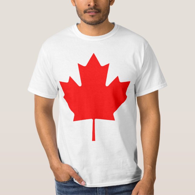 Camiseta Folha de bordo de Canadá (Frente)