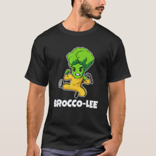 Camiseta Folha de Brócolis de Artes Marciais de Kung Fu Kar
